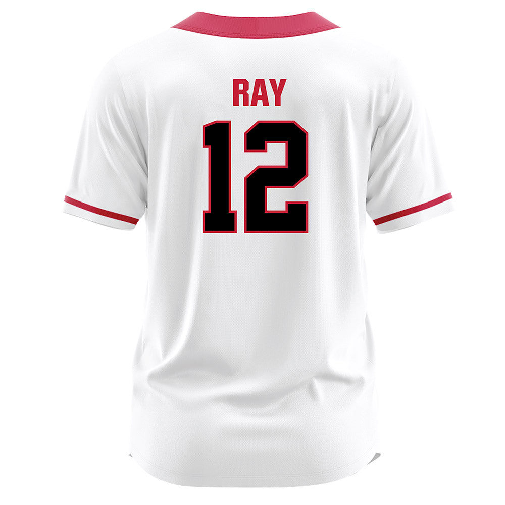 Georgia - NCAA Softball : Natalie Ray - White Jersey-1