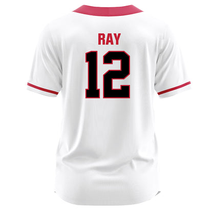 Georgia - NCAA Softball : Natalie Ray - White Jersey-1