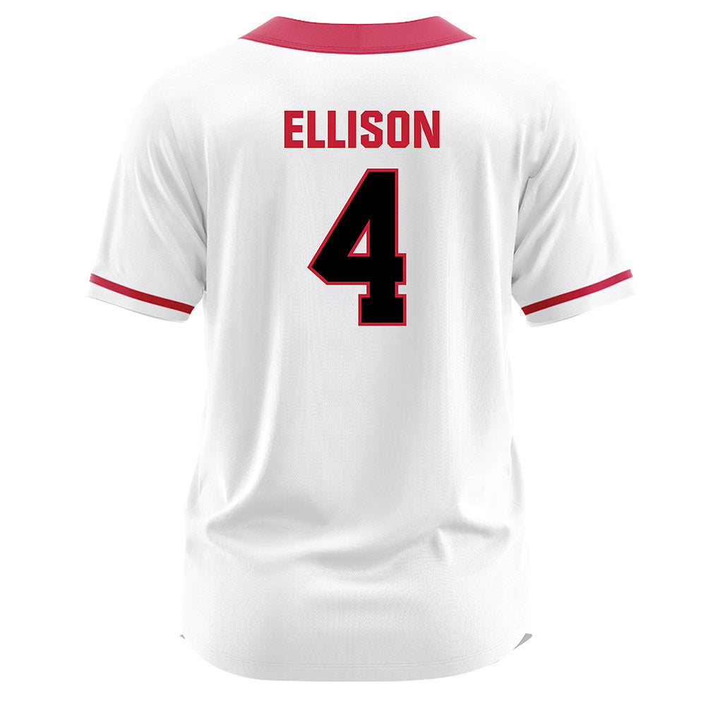 Georgia - NCAA Softball : Tyler Ellison - White Jersey-1