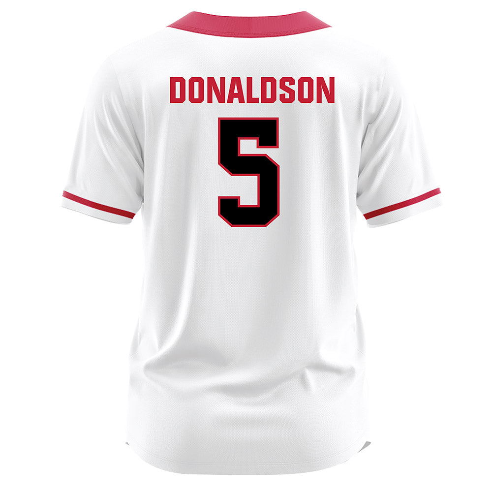 Georgia - NCAA Softball : Natalie Donaldson - White Jersey-1