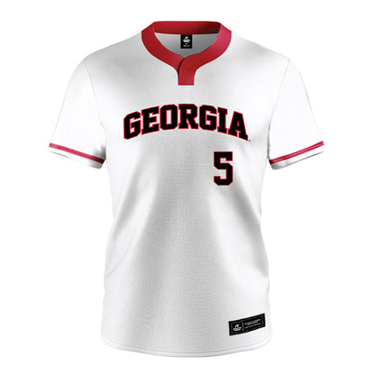 Georgia - NCAA Softball : Natalie Donaldson - White Jersey-0