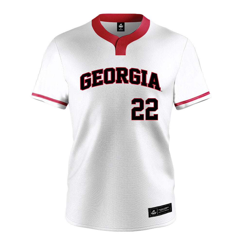 Georgia - NCAA Softball : Emily Digby - White Jersey-0