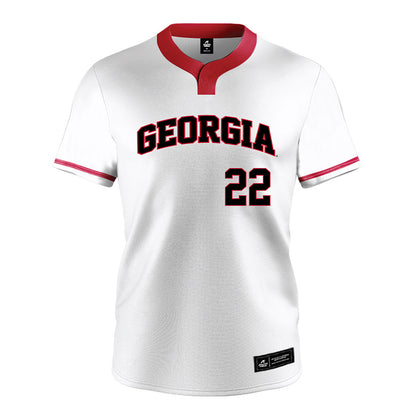 Georgia - NCAA Softball : Emily Digby - White Jersey-0