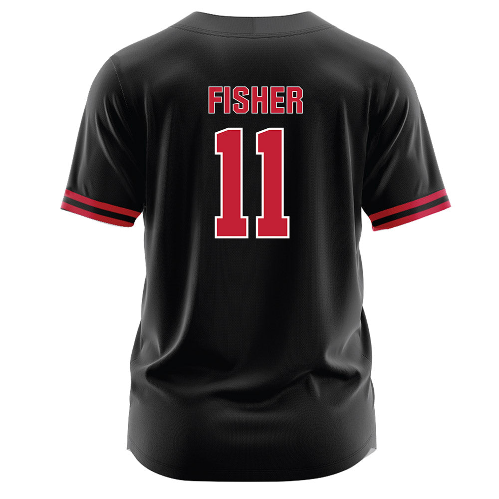 Georgia - NCAA Softball : Addisen Fisher - Black Jersey-1