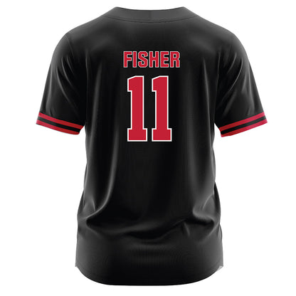 Georgia - NCAA Softball : Addisen Fisher - Black Jersey-1
