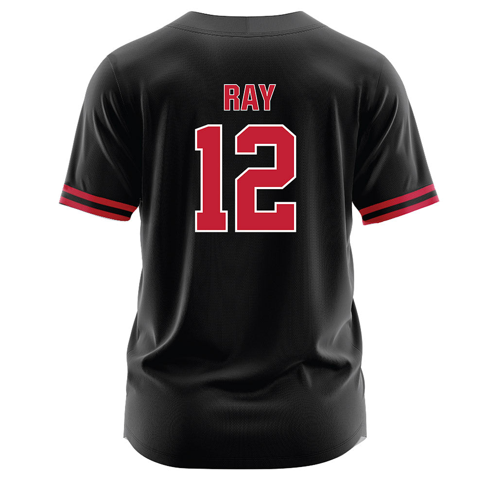 Georgia - NCAA Softball : Natalie Ray - Black Jersey-1