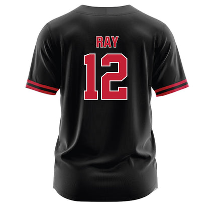 Georgia - NCAA Softball : Natalie Ray - Black Jersey-1