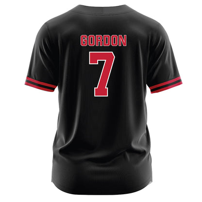 Georgia - NCAA Softball : Sarah Gordon - Black Jersey-1