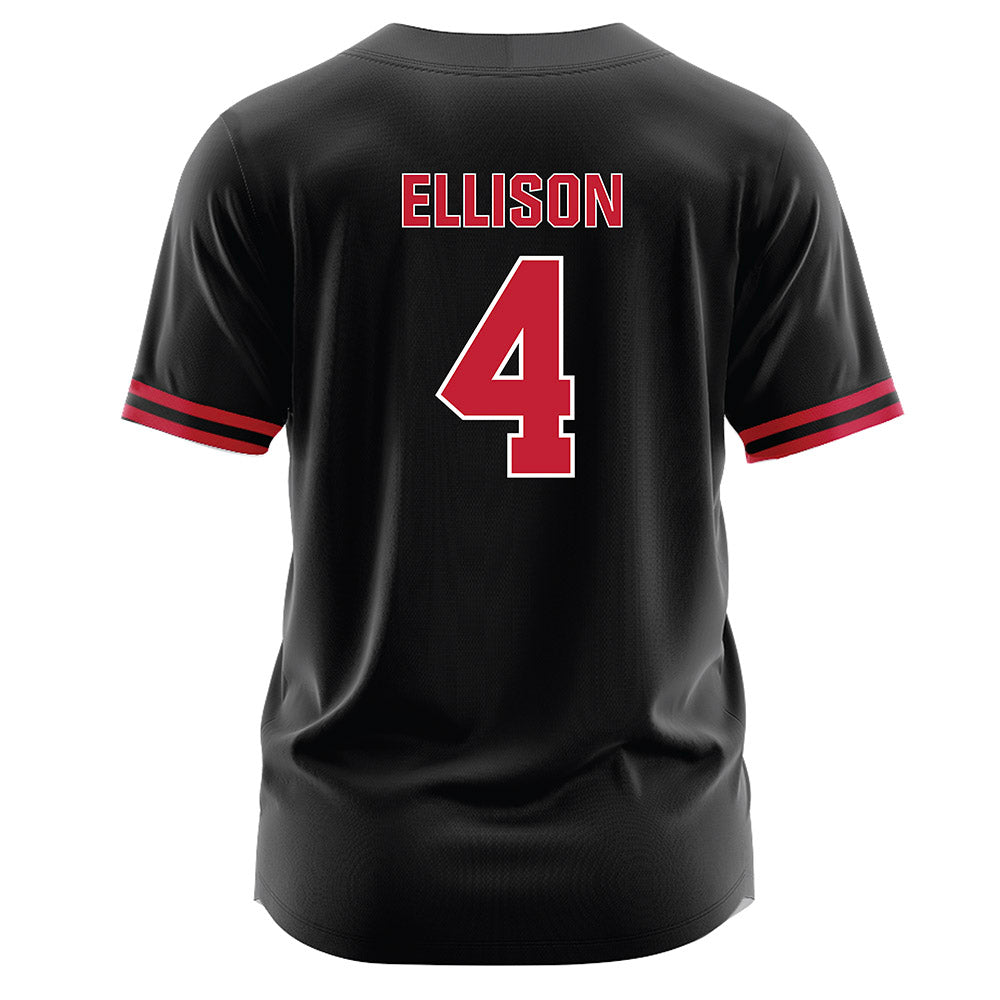 Georgia - NCAA Softball : Tyler Ellison - Black Jersey-1