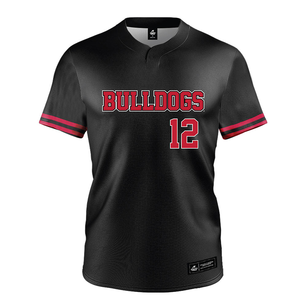 Georgia - NCAA Softball : Natalie Ray - Black Jersey-0