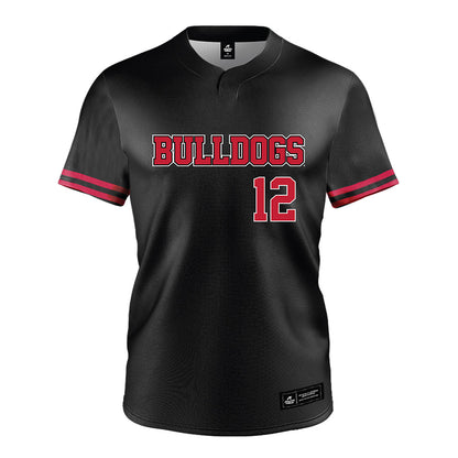 Georgia - NCAA Softball : Natalie Ray - Black Jersey-0