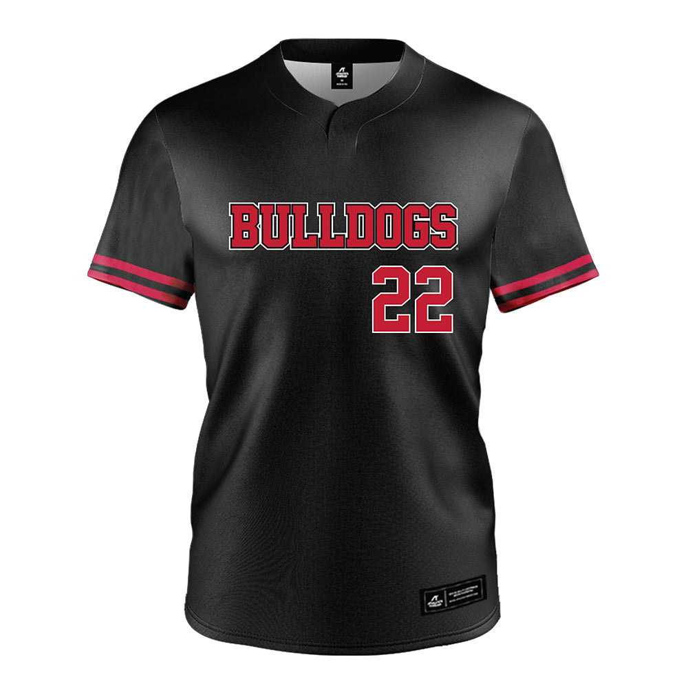 Georgia - NCAA Softball : Emily Digby - Black Jersey-0