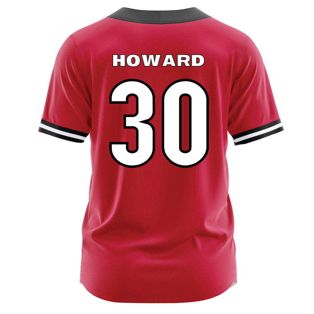 Georgia - NCAA Softball : Destin Howard - Red Jersey-1