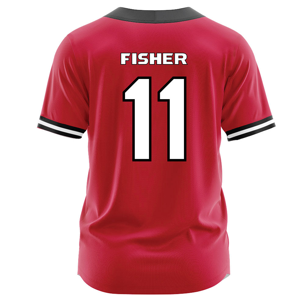 Georgia - NCAA Softball : Addisen Fisher - Red Jersey-1