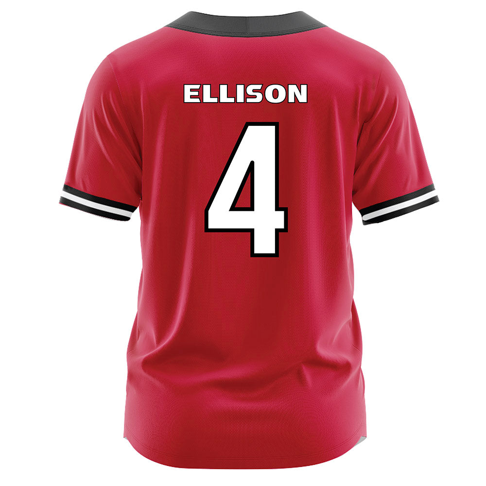 Georgia - NCAA Softball : Tyler Ellison - Red Jersey-1