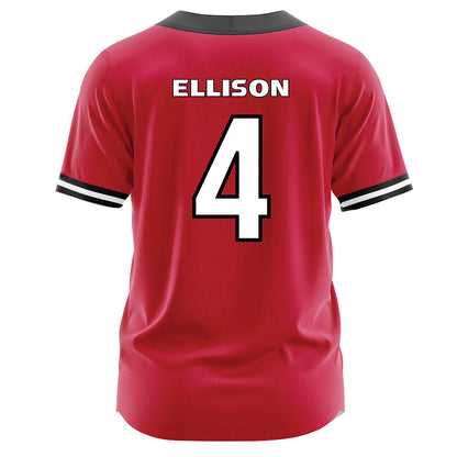 Georgia - NCAA Softball : Tyler Ellison - Red Jersey-1