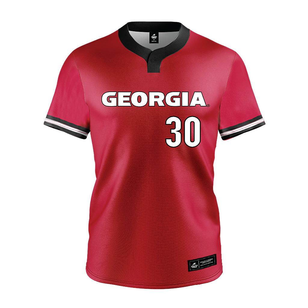 Georgia - NCAA Softball : Destin Howard - Red Jersey-0