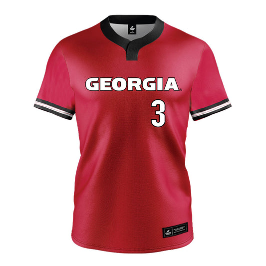 Georgia - NCAA Softball : Kate Brennan - Red Jersey-0