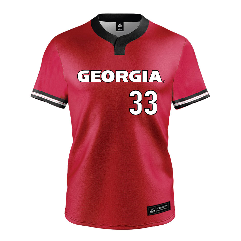 Georgia - NCAA Softball : Maddie Johnson - Red Jersey-0