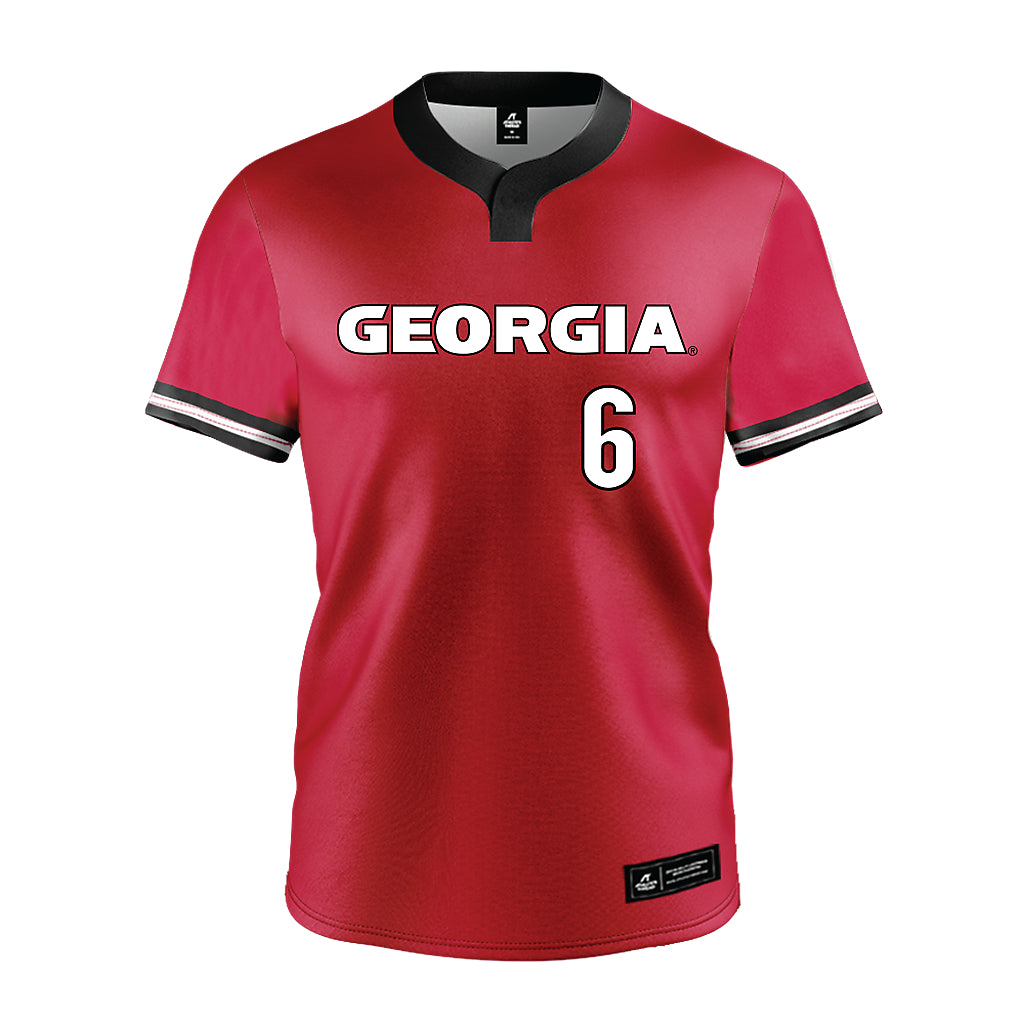 Georgia - NCAA Softball : Brooke Smith - Red Jersey-0