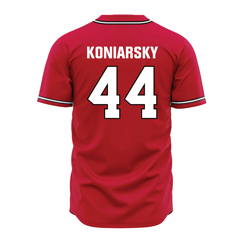 Georgia - NCAA Baseball : Cole Koniarsky - Red Jersey-1