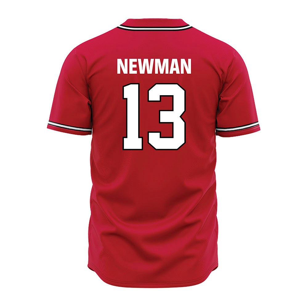 Georgia - NCAA Baseball : Scott Newman - Red Jersey-1