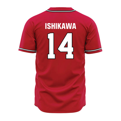 Georgia - NCAA Baseball : Kenny Ishikawa - Red Jersey-1