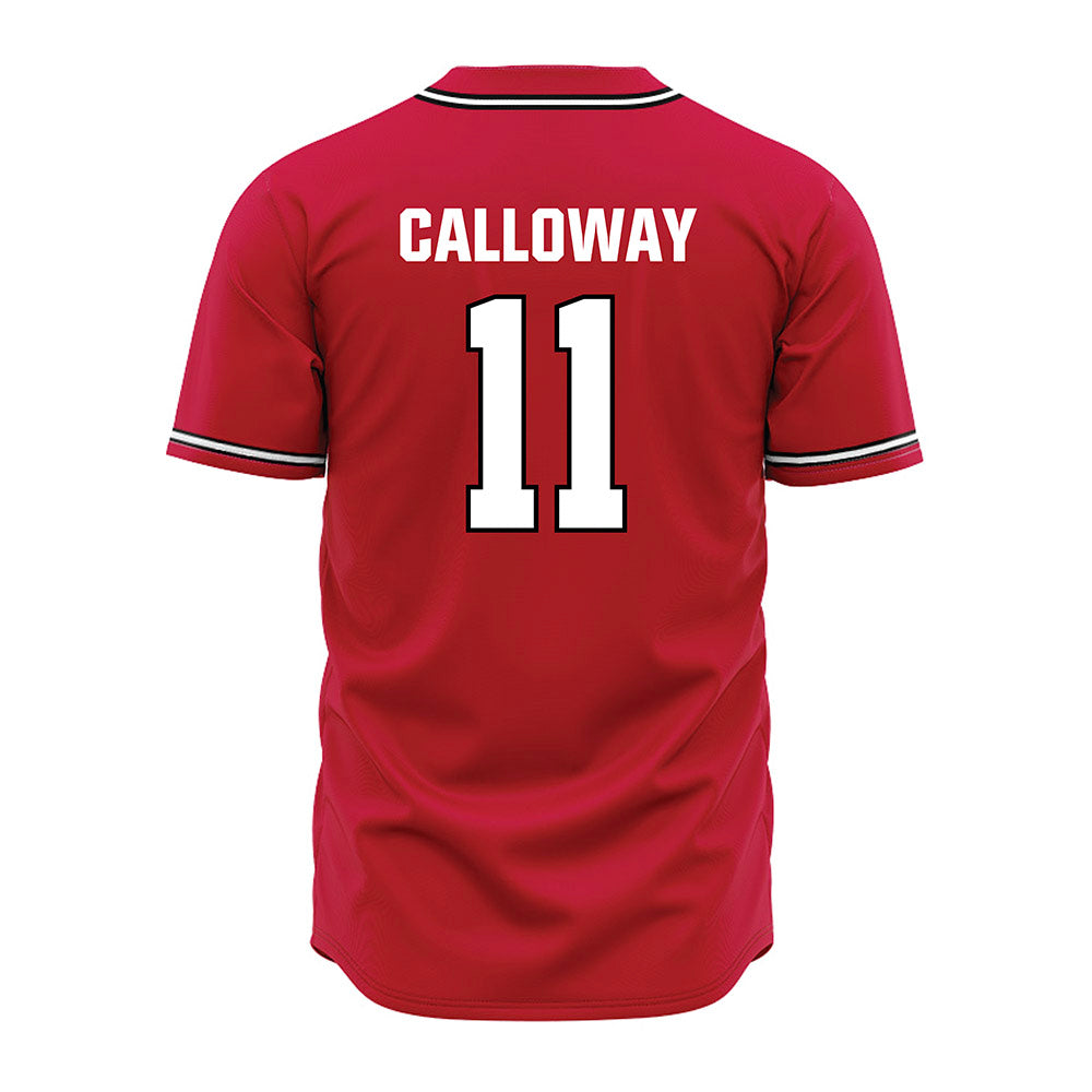 Georgia - NCAA Baseball : Bryce Calloway - Red Jersey-1
