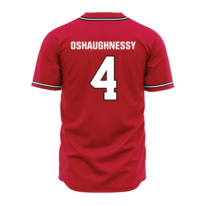 Georgia - NCAA Baseball : Michael Oshaughnessy - Red Jersey-1