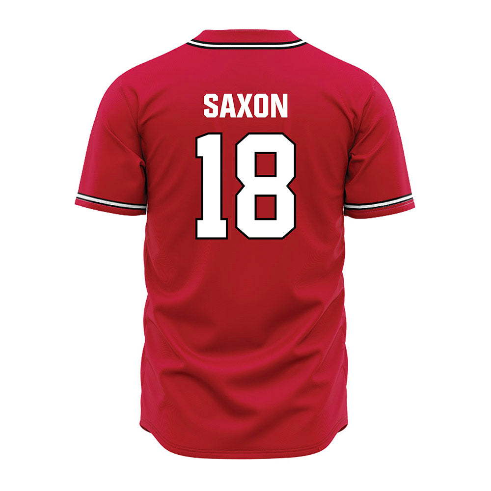 Georgia - NCAA Baseball : TL Saxon - Red Jersey-1