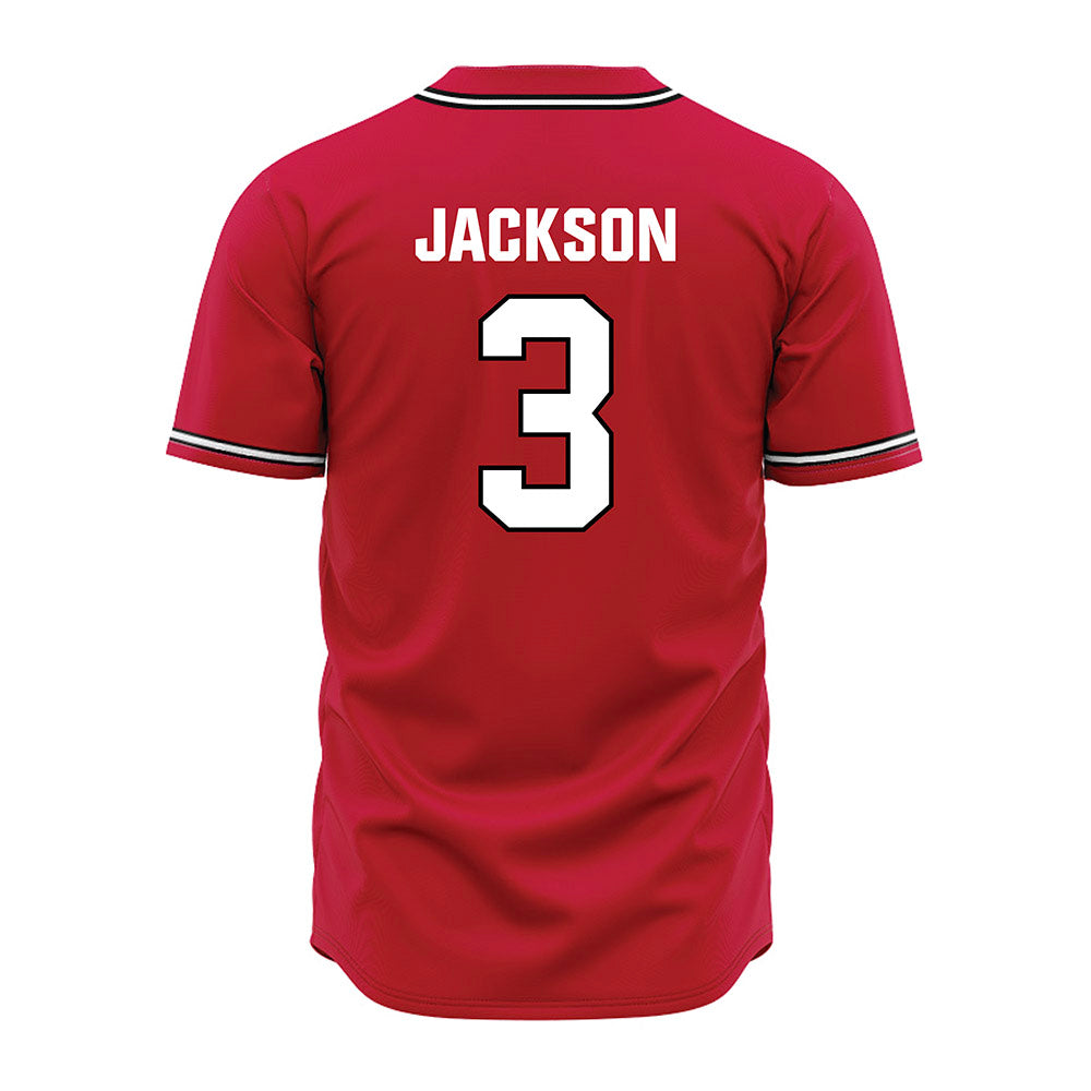 Georgia - NCAA Baseball : Daniel Jackson - Red Jersey-1