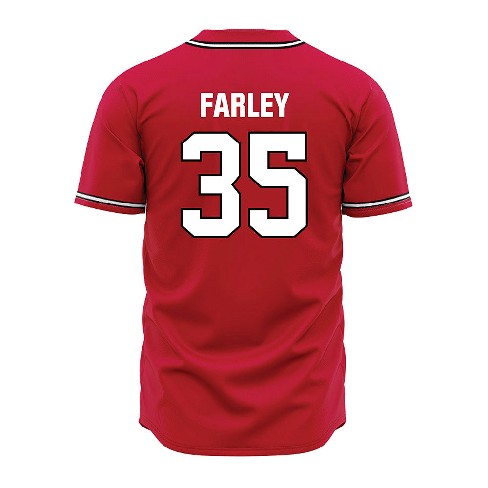 Georgia - NCAA Baseball : Paul Farley - Red Jersey-1