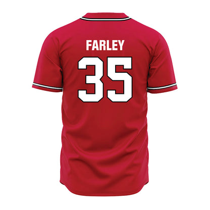 Georgia - NCAA Baseball : Paul Farley - Red Jersey-1