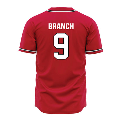 Georgia - NCAA Baseball : Kolby Branch - Red Jersey-1