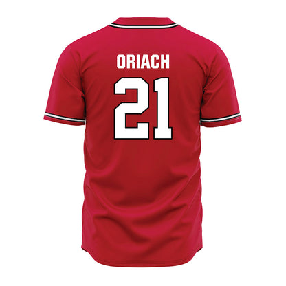 Georgia - NCAA Baseball : Jordy Oriach - Red Jersey-1