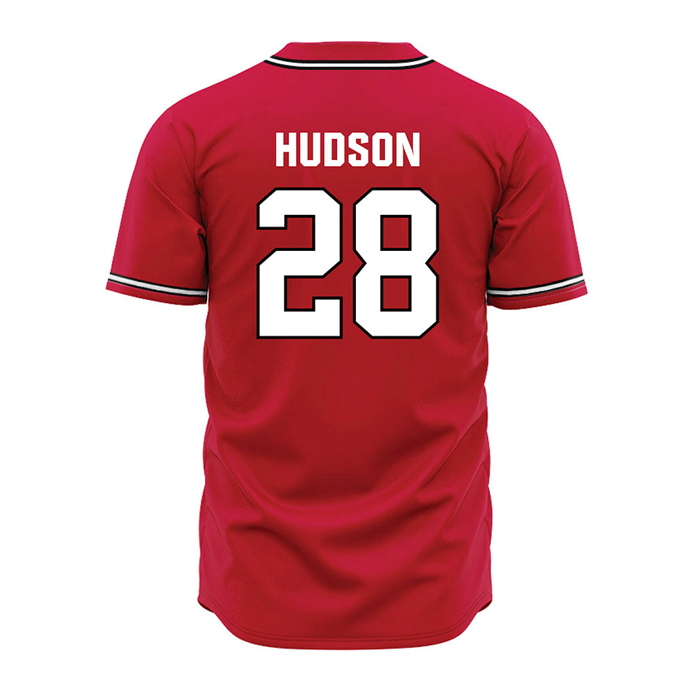 Georgia - NCAA Baseball : Brennan Hudson - Red Jersey-1