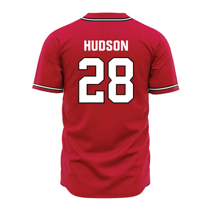 Georgia - NCAA Baseball : Brennan Hudson - Red Jersey-1