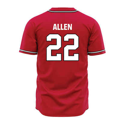Georgia - NCAA Baseball : Henry Allen - Red Jersey-1