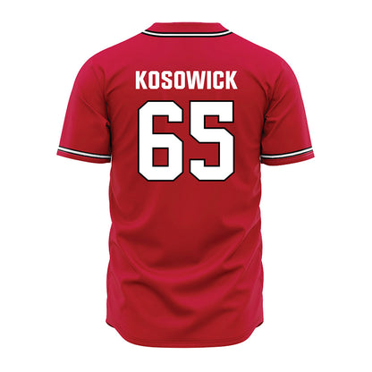 Georgia - NCAA Baseball : Mason Kosowick - Red Jersey-1