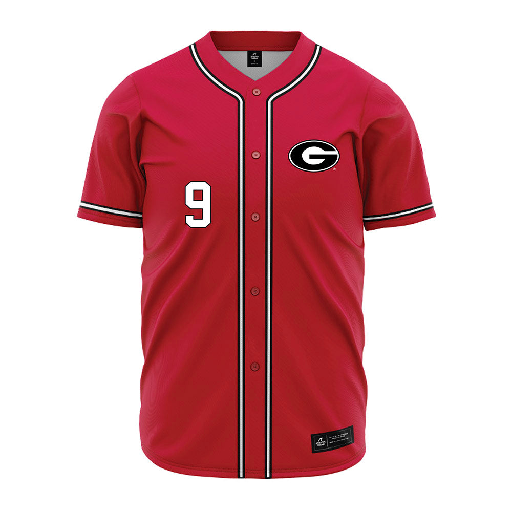 Georgia - NCAA Baseball : Kolby Branch - Red Jersey-0