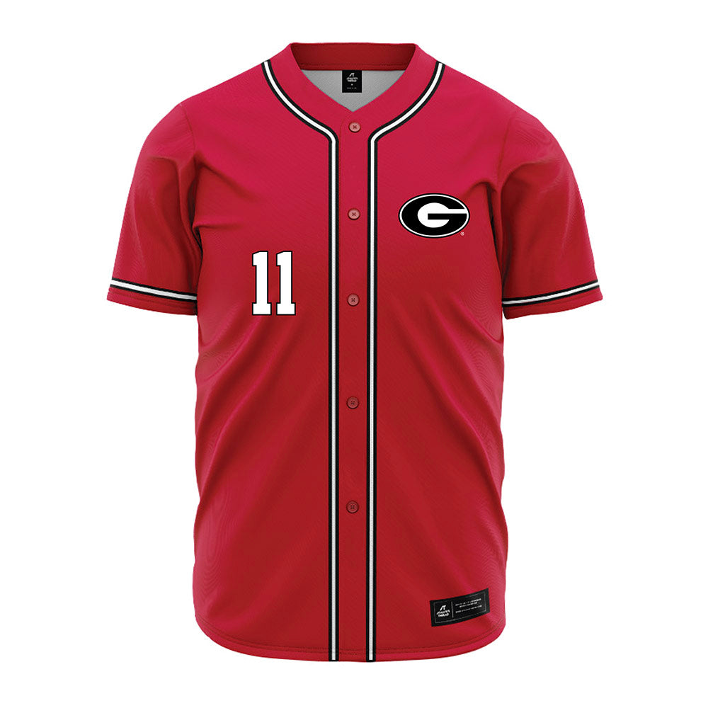Georgia - NCAA Baseball : Bryce Calloway - Red Jersey-0