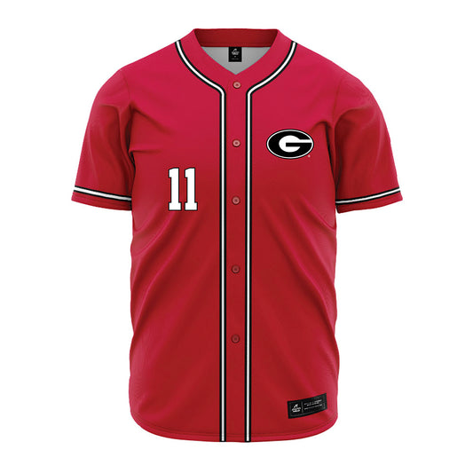 Georgia - NCAA Baseball : Bryce Calloway - Red Jersey-0