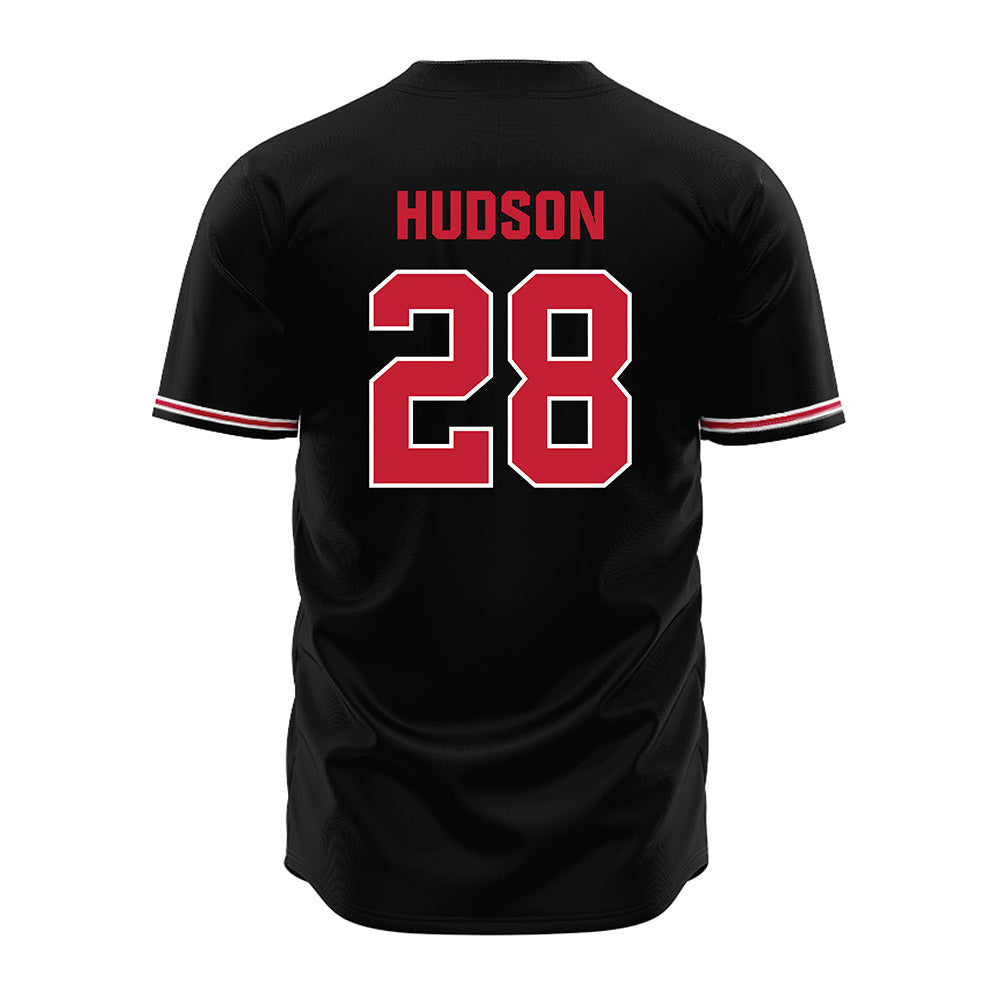 Georgia - NCAA Baseball : Brennan Hudson - Black Jersey-1