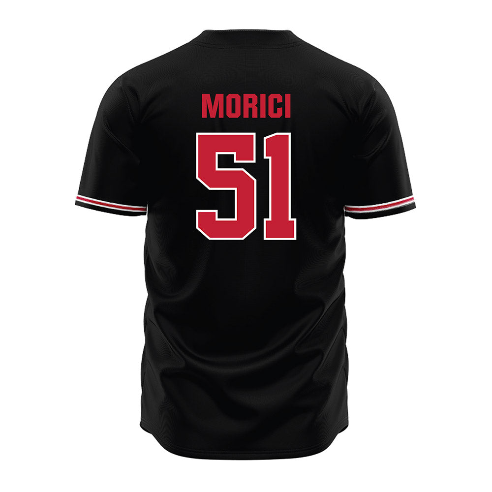 Georgia - NCAA Baseball : Lucas Morici - Black Jersey-1