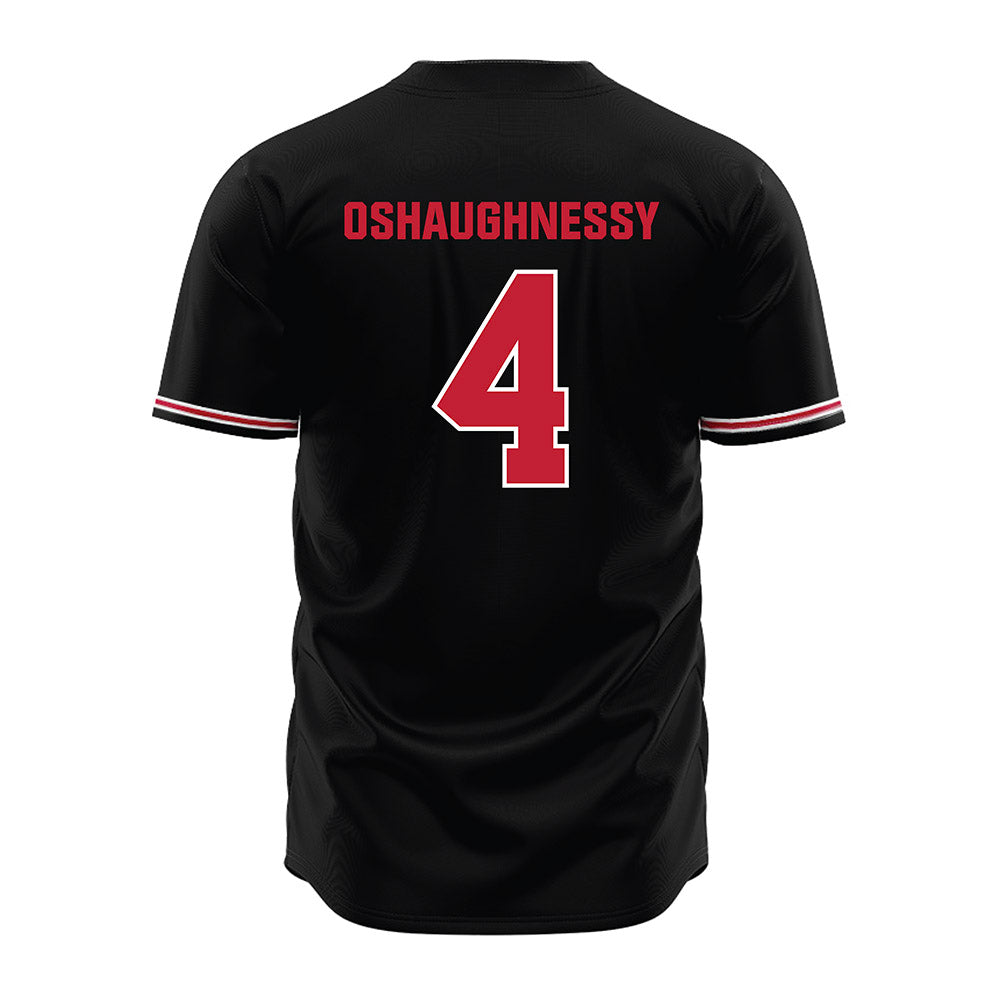 Georgia - NCAA Baseball : Michael Oshaughnessy - Black Jersey-1