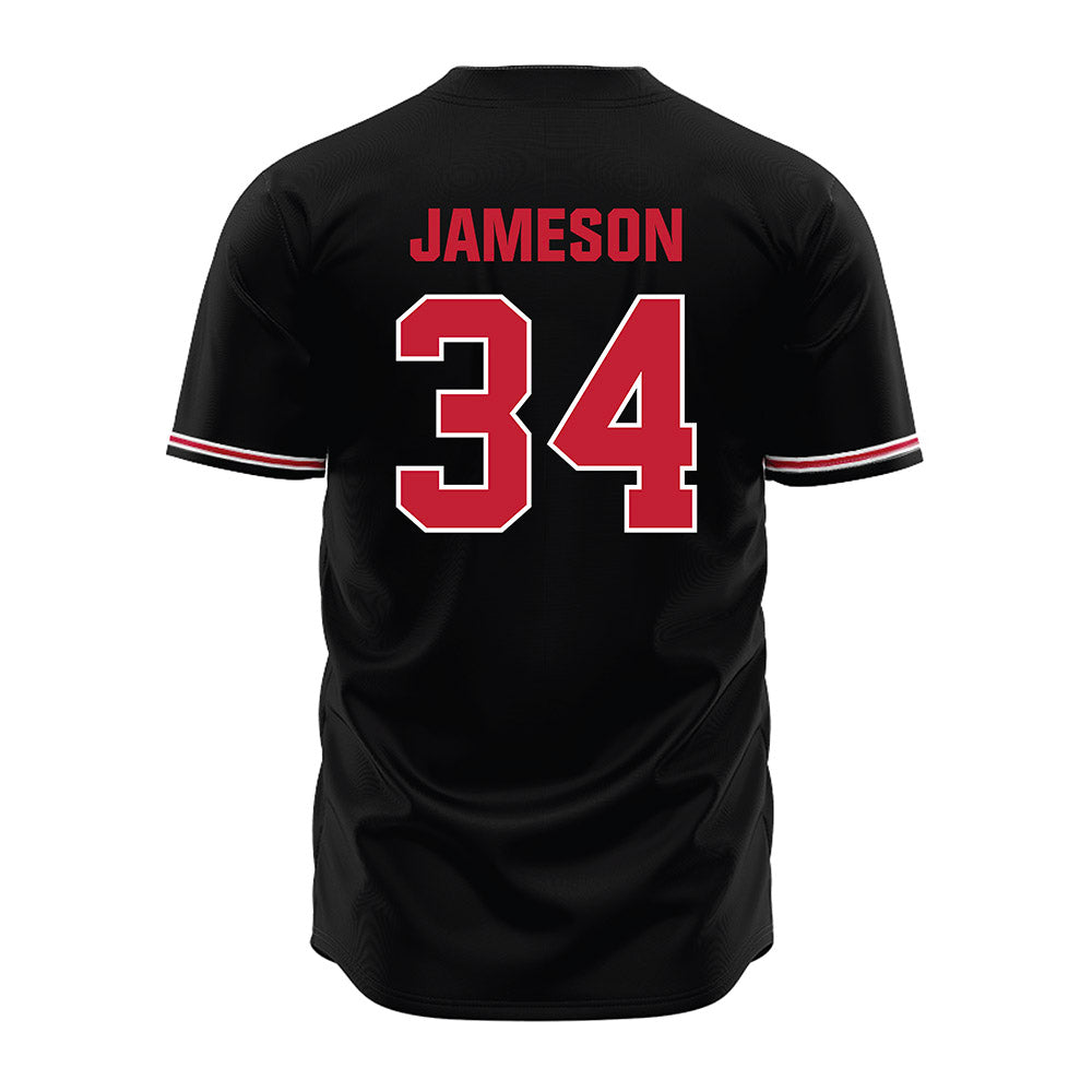 Georgia - NCAA Baseball : Caleb Jameson - Black Jersey-1