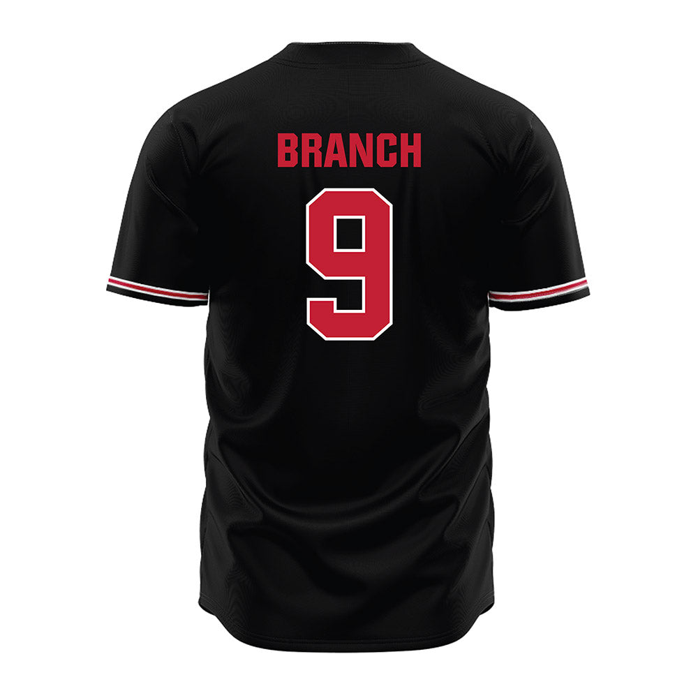 Georgia - NCAA Baseball : Kolby Branch - Black Jersey-1