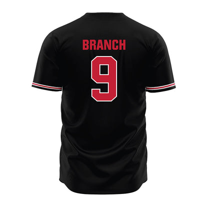 Georgia - NCAA Baseball : Kolby Branch - Black Jersey-1