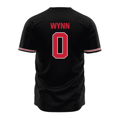 Georgia - NCAA Baseball : Ryan Wynn - Black Jersey-1