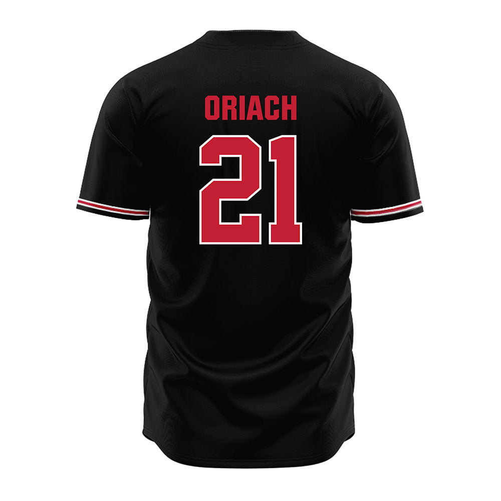 Georgia - NCAA Baseball : Jordy Oriach - Black Jersey-1